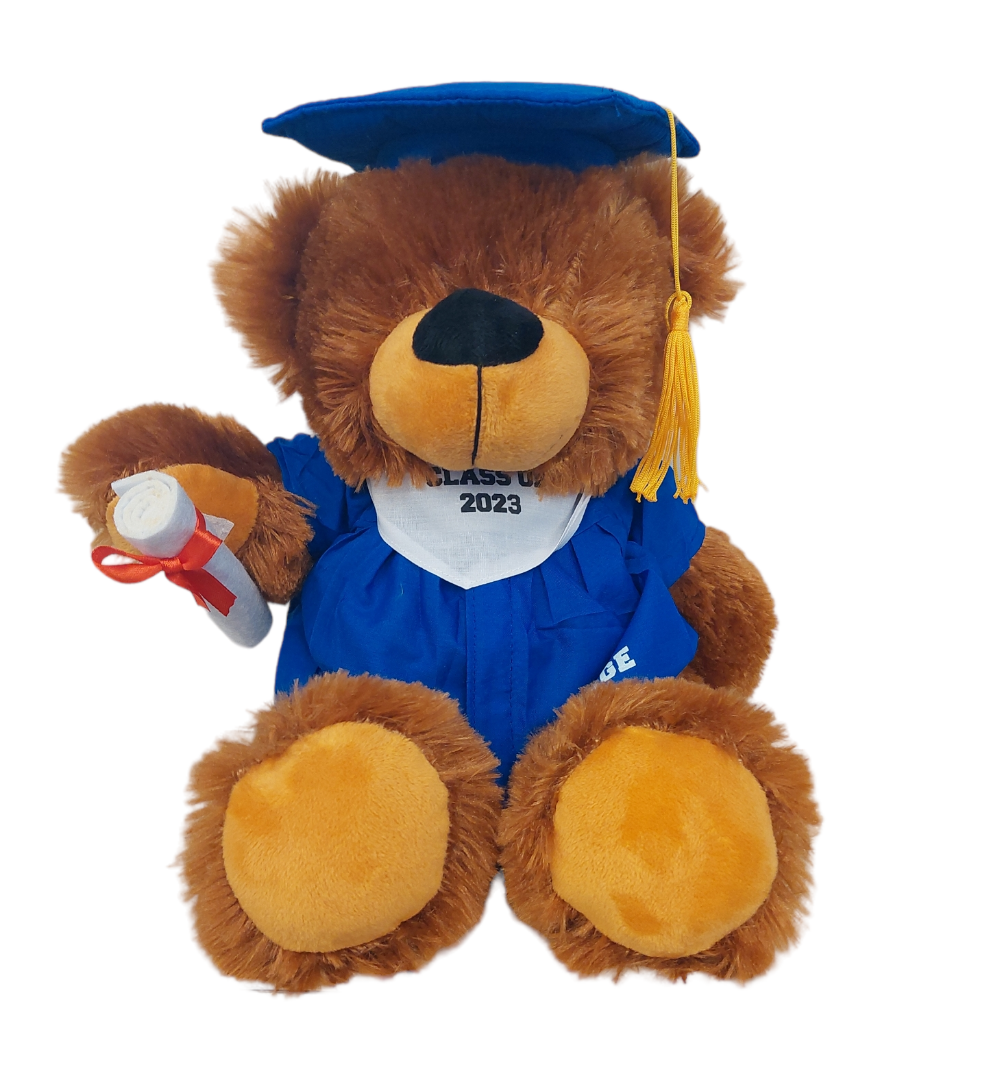 Plush Graduation Bear 12